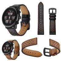 ❀❖◄ ของแท้หนังสำหรับ AMAZFIT Stratos 2 S 3 Pace สมาร์ทสายนาฬิกาสร้อยข้อมือสำหรับ huami amazfit GTR 47 มม.สายรัดเข็มขัด