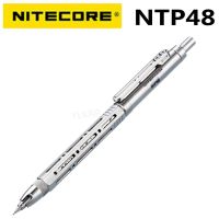 NITECORE NTP48กลางแจ้งง่ายต่อการกำจัดไทเทเนียมอัลลอยหกเหลี่ยมกลวงทนต่อการสึกหรอดินสอกด