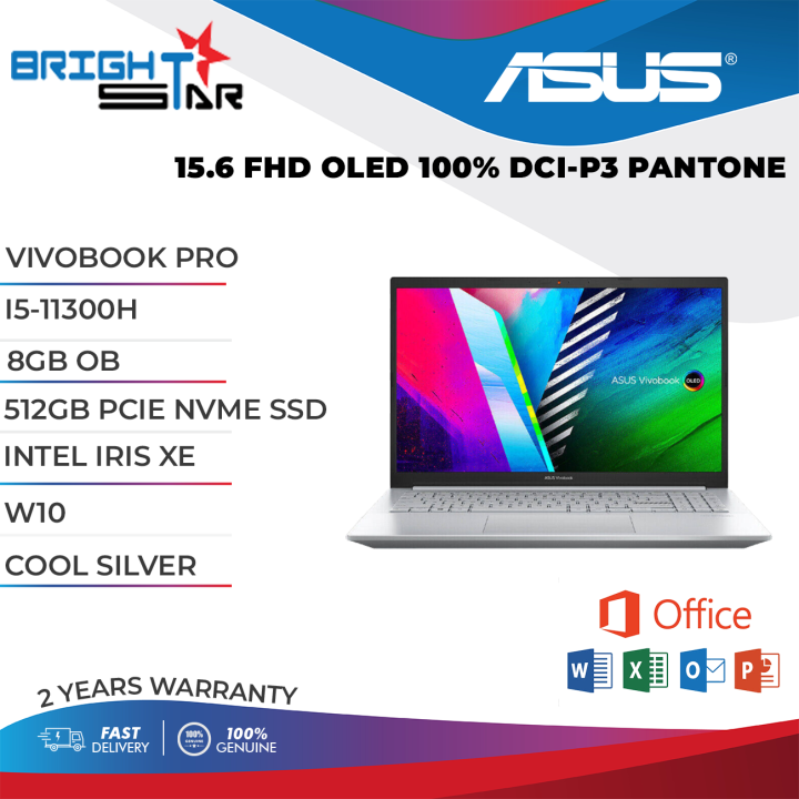 ASUS Laptop New Vivobook Pro 15 OLED (K3500P) ( Intel I5 11300H | 8GB ...