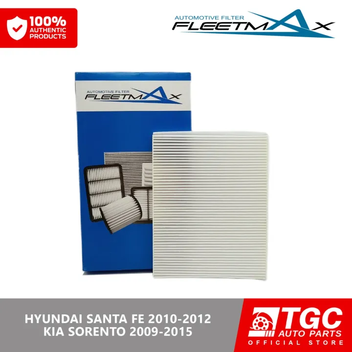 Fleetmax Cabin Filter / Aircon Filter Kia Sorento Hyundai Santa Fe 2009
