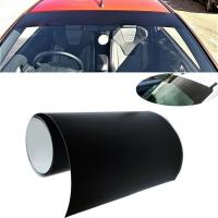 Car Front Windscreen Sunshade Strip Adjustable UV Blocker For Cars Vehicles 99 Percent UV Protection Grade Windshield Blocking Bumper Stickers Decals