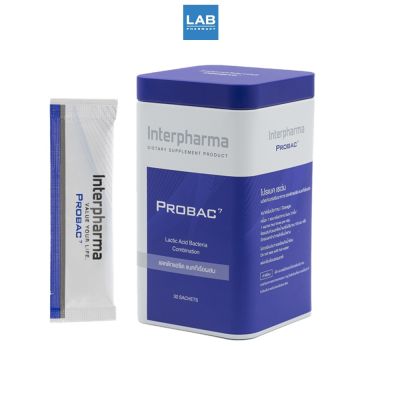 Interpharma Probac 7 ผลิตภัณฑ์  Synbiotic (ซินไบโอติก) ขนาด30ซอง