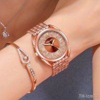 ⌚ Ladies watch contracted fashion big dial Roman star points in powder not mechanical female