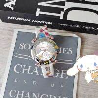 ใหม่น่ารักสีสันสดใสดาว Sanjia Liou Big Ear Dog Kulomi Diamond Cartoon Belt Watch hot