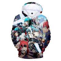 Sudadera con capucha de Boku No Hero Academia, con estampado 3D, ropa informal de moda, 2021