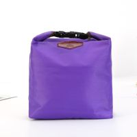 Nylon Waterproof Lunch Storage Bag 1pcs Portable Thermal Insulated Cooler Picnic For Lunch Box Container Pouch Home Organizer