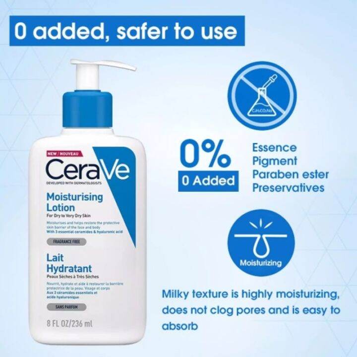 Cerave Moisturizing Body C Lotion Skin Care Products Ceramide Emollient