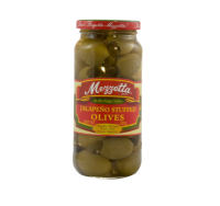 Mezzetta Jalapeno Stuffed Olives 283g เมซเซตต้า มะกอกดอง นำเข้าจากอเมริกา