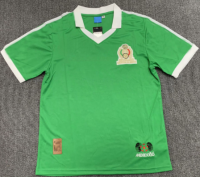 Mexico retro football shirt, shirts 1986 1995 1998 2006 2010 vintage top thai jersey for goalkeeper uniforms, white