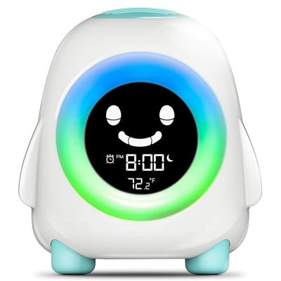 Kids Alarm Clock, Alarm Clock for Kids, Ready to Wake Up Sleep Trainer, Colorful Night Light, Nap Timer
