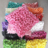 【cw】3.5cm PE Rose Artificial Flower Heads 200100 Pcs Fake Rose Flower for Wedding Decorations Home Floral Arrangement Wreath Decor