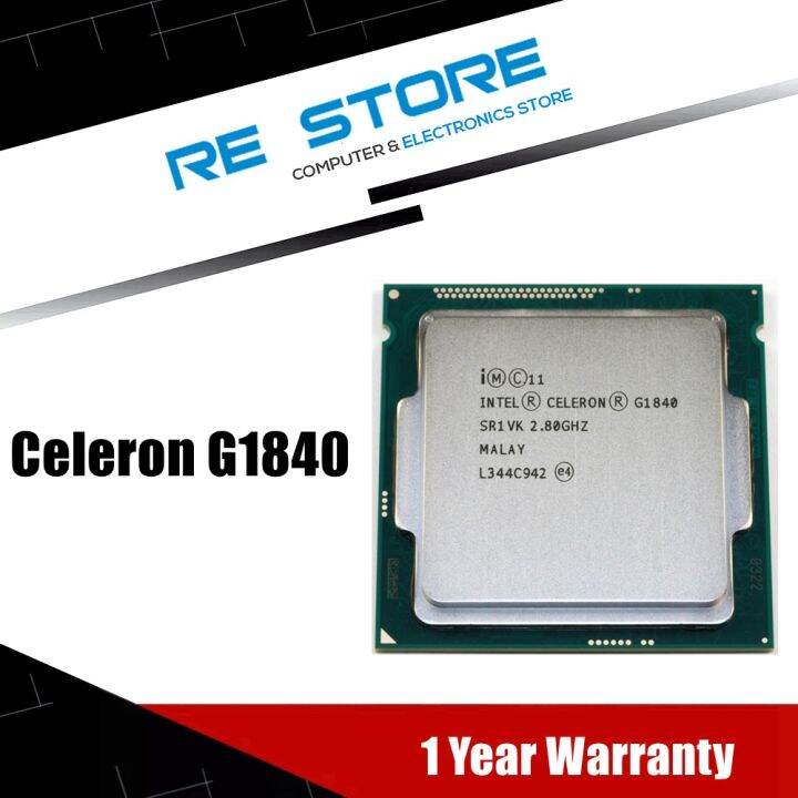Used Intel Celeron G1840 2.8GHz 2M Cache Dual-Core CPU Processor SR1VK ...