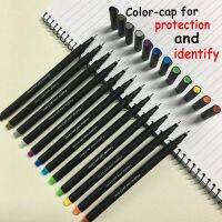 12 Colors Fineliner Pens 0.4mm Art Marker Fine Line Pencil for School Office Drawing Painting Ink Coloured Watercolor Stationery