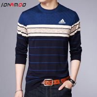 CODLiang Te New Men Knitted Sweater Casual Fashion Knitted Tshirt Men Cotton Shirt