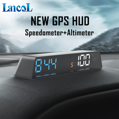 H500G จีพีเอสอัตโนมัติ Head Up Display เครื่องวัดความเร็วโปรเจคเตอร์ HUD สำหรับรถยนต์พร้อมทิศทางเข็มทิศเวลาขับขี่สัญญาณเตือนภัยอุปกรณ์เสริมอิเล็กทรอนิกส์สำหรับรถยนต์ทุกคัน