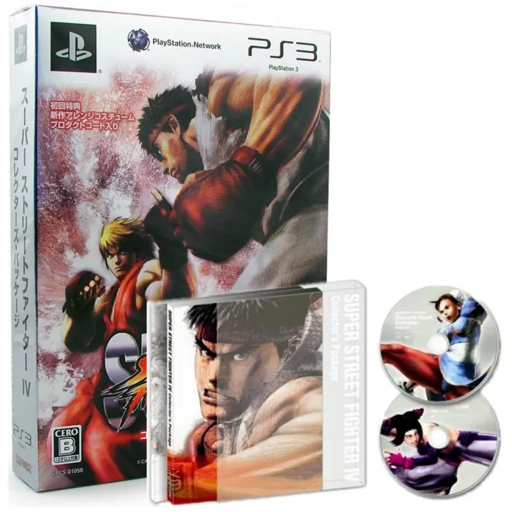 THIS IS DISC] PS3 COLLECTOR'S PACKAGE SUPER STREET FIGHTER IV SF 4 Sony  Capcom Fighting Games | Lazada