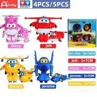 MINI Super Wings 4 ชิ้น 5 ชิ้น ของเล่นหุ่นยนต์ ชุด ขนาดเล็ก