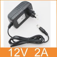 1PCS High quality 12V 2A AC 100V 240V Converter Switching power adapter DC 2000mA Supply EU Plug DC 5.5mm x 2.1mm 2.5mm