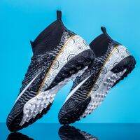 Adult spiked high top Football boot for mens grass anti-skid youth student competition training shoes