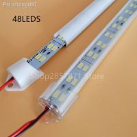 330X15MM Wholesale DC12V/24V 24/48 LED Light Strip Hard Rigid Strip Bar Light Aluminium shell pc cover 5730 Lights Strip For DIY