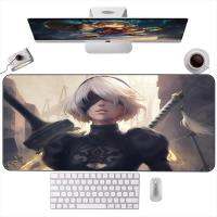 Nier Automata แผ่นรองเมาส์อะนิเมะเกมเกม Pro eSports ความเร็วพีซียางกันลื่นแป้นพิมพ์ Notbook Rug แผ่นรองเมาส์