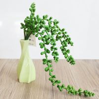 【Approving】DIY ตกแต่งงานแต่งงาน WallArtificialString แขวนผนัง Succulents จัดอุปกรณ์เสริม