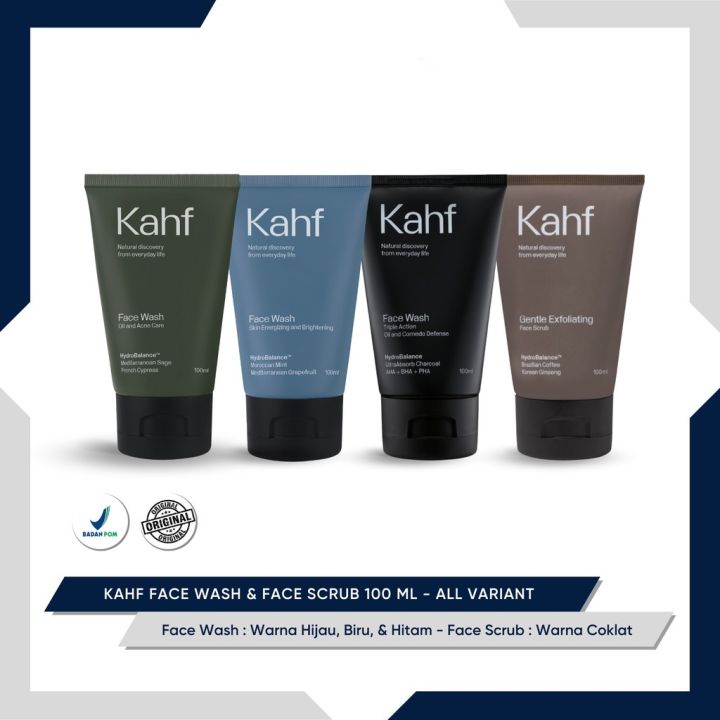 Kahf Facial Wash Pria Ml Sabun Cuci Muka Lazada Indonesia