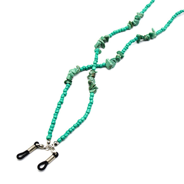 women-green-stone-jewelry-face-chain-sunglasses-turquoise-eyeglass-chain