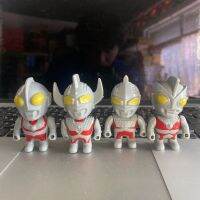 2023ใหม่4ชิ้นอัลตร้าแมนรุ่น Q-ตุ๊กตาขยับแขนขาได้ Kawaii Ultraman Taro Ace ประกอบคอลเลกชั่นรูปแกะสลักของขวัญของเล่นเด็ก Anime