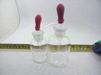 ☞◄ . 0ml transparent drop bottle indicator bottle with rubber cap Yancheng Huaou