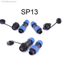 ☾☾♧ SP13 Waterproof Connector IP68 1/2/3/4/5/6/7/9 Pin Cable Connectors Male/Female Plug And Socket Nut/Flange/Docking