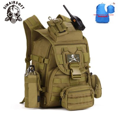 40L Large Capacity Man Army Tactical Backpacks Military Assault Bags Outdoor Waterproof Molle Pack For Trekking Camping Hunting