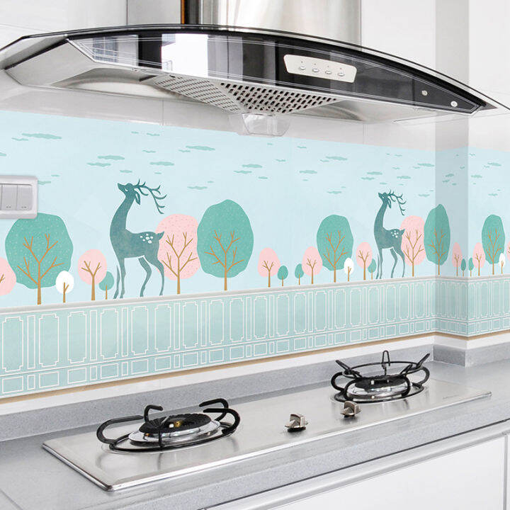 60cm x 5 meters Kitchen Wallpaper selfadhesive waterproof fireproof