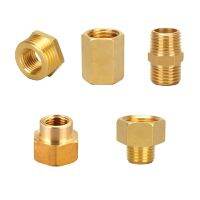 Brass Pipe Hex Nipple Fitting Quick Coupler Adapter 1/8 1/4 3/8 1/2 3/4 1 BSP Adapter Fitting Reducing Hexagon Bush Bushing