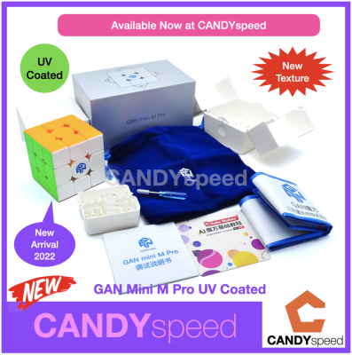 Rubik GAN Mini M Pro UV Coated | รูบิค Cube By CANDYspeed