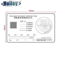 Calibration Ruler Transparent Film PET Microscope Micrometer Round-shaped Particle Diameter Measurement Tape Line Coordinate