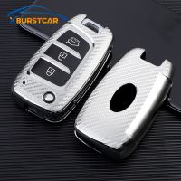 dfgvedvg Xburstcar Car Folding Key Cover Case Shell Fob Keychain for Hyundai Azera Elantra Solaris Santa Fe Tucson I30 I40 KONA Genesis