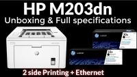 เครื่องพิมพ์เลเซอร์ HP LaserJet Pro M203dn พร้อมหมึกแท้ (สินค้าล้างสต๊อก)**ออกใบกำกับภาษีได้**