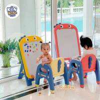 D Kids Kinkinkids sketchpad with chair  กระดานไวท์บอร์ด กระดานเด็ก รุ่นน้องอคิณ ของแท้