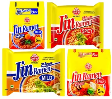 Ottogi Jin Ramen Mild Instant Noodles (120g x 5pcs)