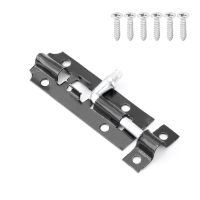 MroMax 3/4/5/6/8 inch Window Catch Door Lock Iron Spray Paint Buckle Garden Gate Shed Sliding Door Tower Bolt Latch Home Door Hardware Locks Metal fil