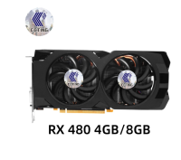 เดิม CCTING สำหรับ XFX RX 480 4กิกะไบต์8กิกะไบต์กราฟิกการ์ด256Bit GDDR5 RX480 4กรัมการ์ด AMD RX400ชุด VGA RX480 8กิกะไบต์ HDMI ใช้