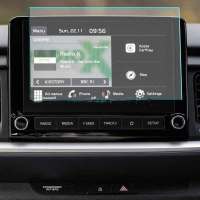 กระจกนิรภัยสำหรับ Kia 2021 Stonic 2022 8นิ้วในรถยนต์ Infotainment วิทยุนำทาง GPS สื่อนำทาง GPS ฟิล์มปกป้องหน้าจอ