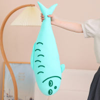 Cushion Pillow Soft Fish Ice Silk Nap Comfortable Breathable Toy Washable Plush