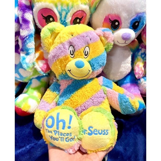 ตุ๊กตาหมีบิ้วอะแบร์-สีพาสเทล-รุ่นใหม่-build-a-bear-สินค้ามือสองนำเข้าจากอเมริกา