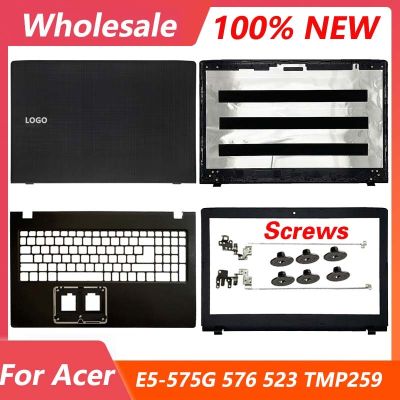 เคสใหม่สำหรับเหมาะกับการใช้โฟ Acer E5-575 E5-575G E5-576 E5-523หน้าจอ LCD สำหรับแล็ปท็อปบานพับฝาปิดโน้ตบุคที่ฝ่ามือ E5-575T บานพับ E5-553 575TG