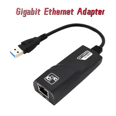 Usb 3.0อะแดปเตอร์อีเทอร์เน็ต Gigabit Rj45 USB แบบมีสายการ์ดเน็ตเวิร์ก Lan 1000 Mbps สำหรับแล็ปท็อป PC