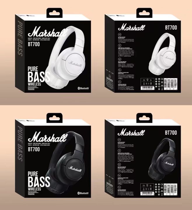 หูฟังบลูทูธ หูฟังไร้สาย Tws Marshall รุ่น Bt700 Bluetooth หูฟังเสียงดี  สายเกมสายฟังเพลง ฟังเพลง เบสแน่น สวมใส่สบายไม่เจ็บหู | Lazada.Co.Th