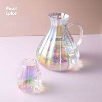 Rainbow Pearl Kettle Pearl Cup Nordic Light Luxury Style Household Glassware Cold Water Pitcher Jug Wine Dispenser Tea Pot Mug