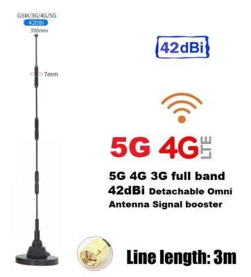 5G&nbsp;4G&nbsp;3G&nbsp;42dBi&nbsp;High&nbsp;Gain&nbsp;Sinal&nbsp;Booter&nbsp;RG58&nbsp; Lowloss&nbsp;Cable&nbsp;3M&nbsp;Magnetic&nbsp;Antenna